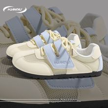 新中式vibe风女鞋2025夏季新款百搭简约德训鞋舒适潮流休闲鞋