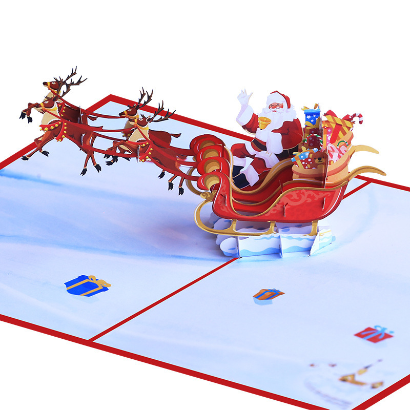 メーカーは創意的なクリスマスカードを提供しています。|undefined