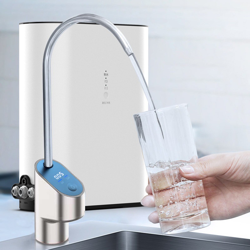 Electrodomésticos pantalla inteligente grifo de la cocina flujo rápido sistema RO purificador agua y pantalla grande TDS