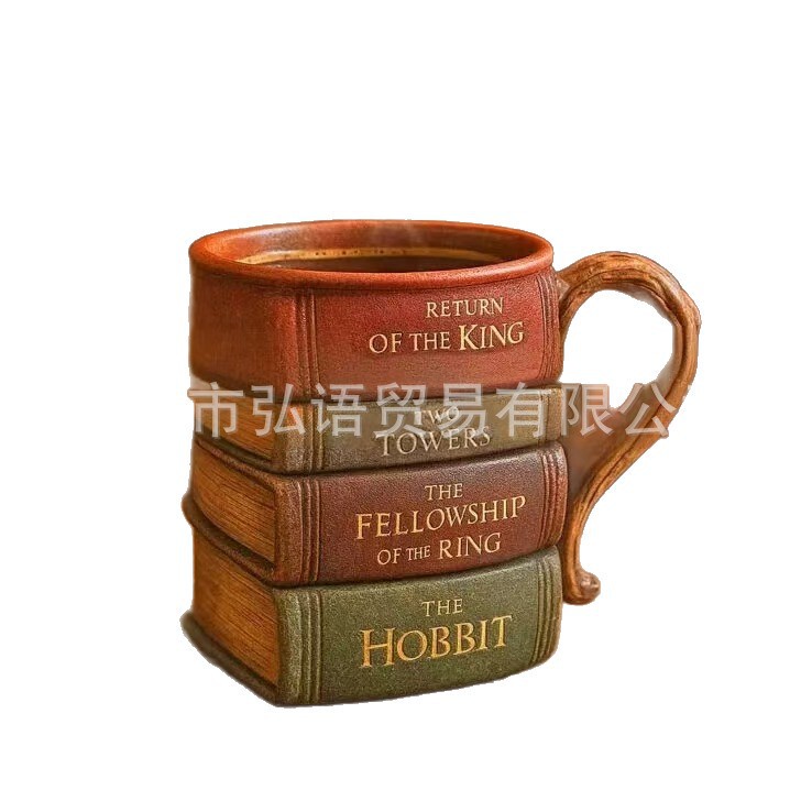 クロスボーダークリエイティブ樹脂クラフトブックシリーズコーヒーカップマグ装飾品研究コーヒーカップコレクションギフト|undefined
