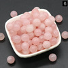 Round beads, organic small crystal, hair accessory, 1189-12mm, with gem