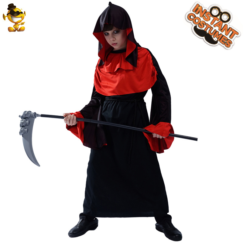 Nuevo niño pequeño horror fantasma traje de cosplay traje de Halloween rendimiento etapa traje rendimiento distribución al por mayor