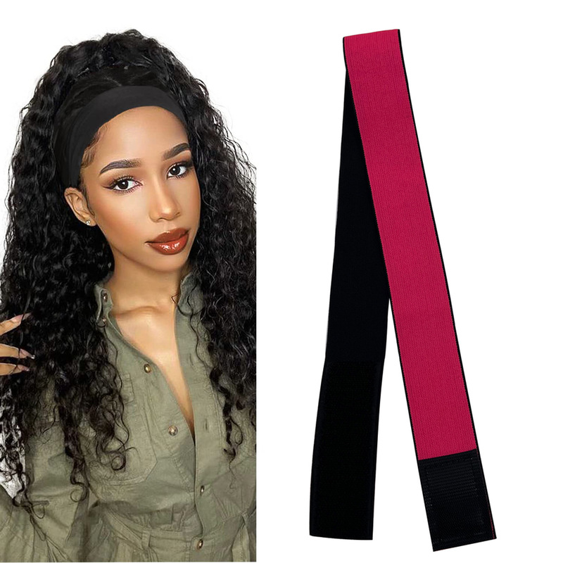 Wig Elastic Band Hairpiece Edge Fixing Non-Slip Amazon Ribbon Comfortable Headband for Loose Hair Wig Elastic Band Hairpiece Edge Fixing Non-Slip Amazon Ribbon Comfortable Headband for Loose Hair
