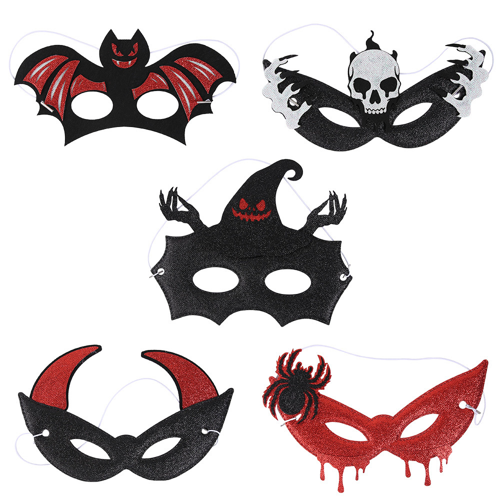 Halloween skull mask horror bat spider eye mask ghost festival…