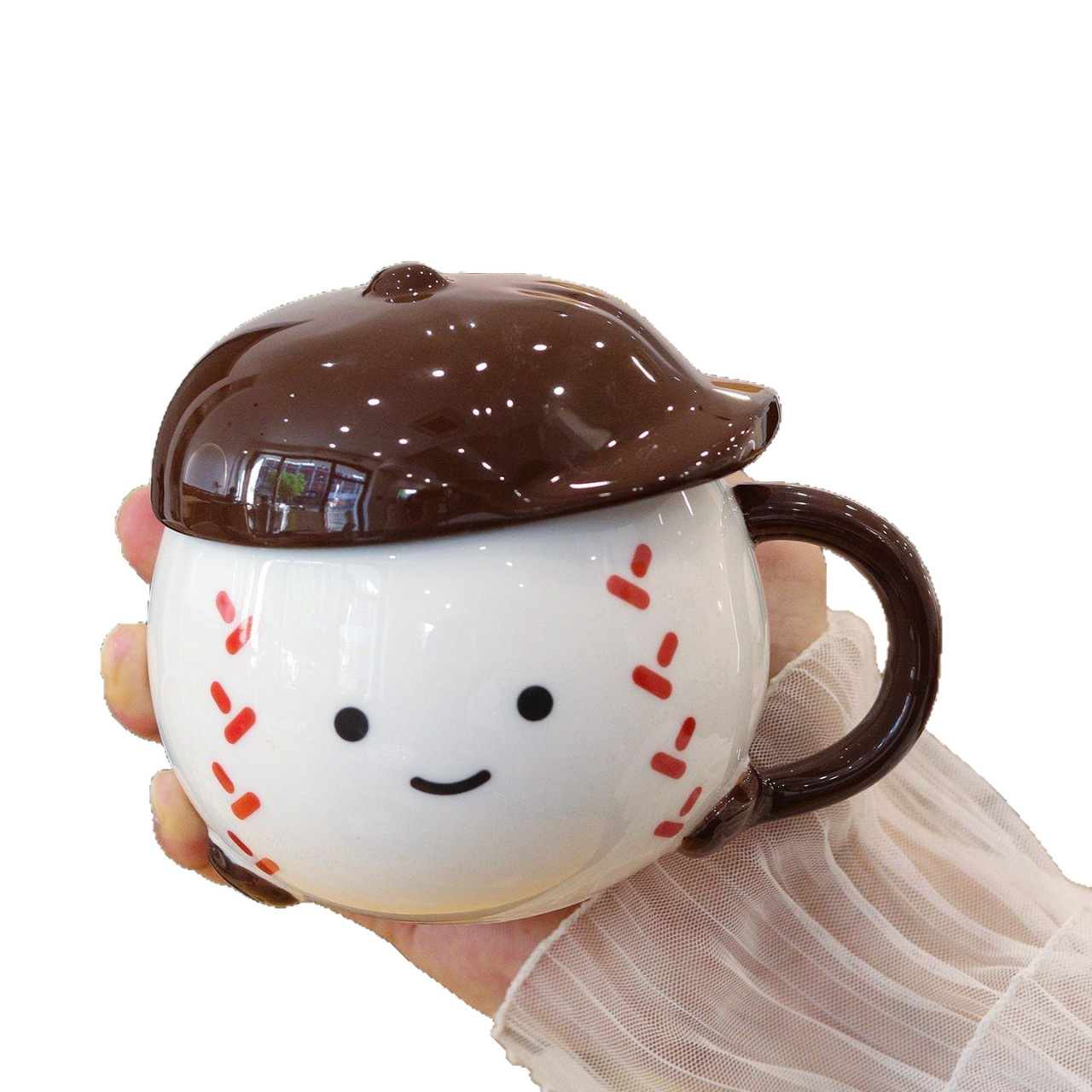 Regalos de Navidad creativos tazas de cerámica tazas de dibujos animados tazas de agua de pareja nórdicas tazas de café con tapa caja de regalo