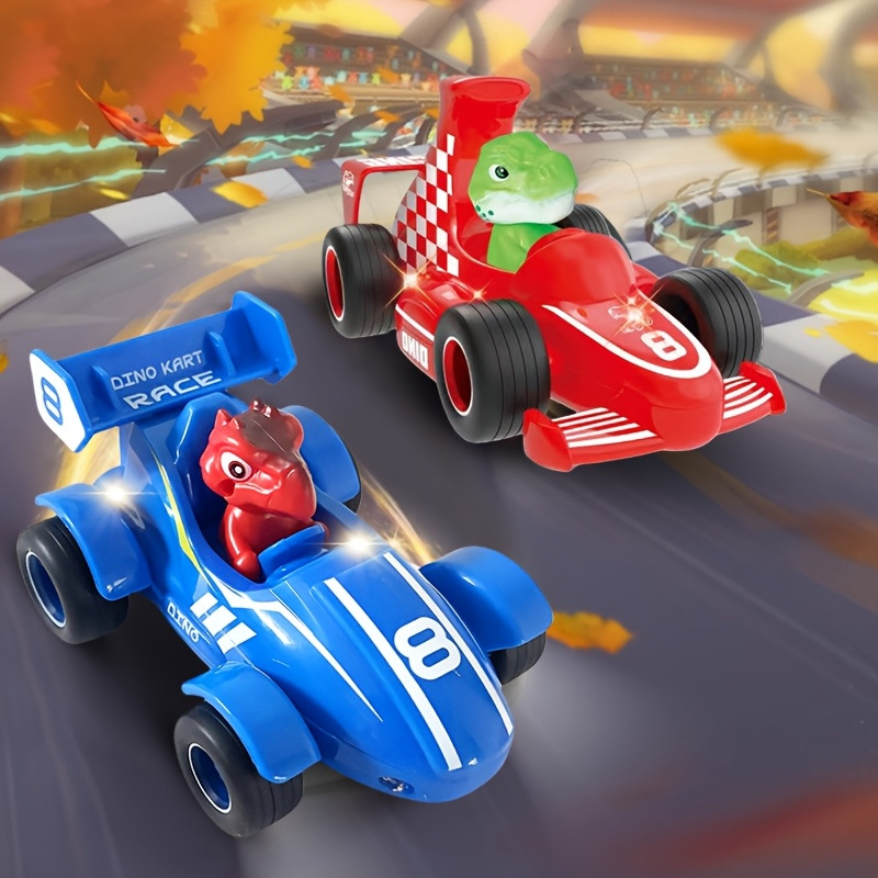 Transfronterizo 2.4G dibujos animados de cuatro vías dinosaurios coche de control remoto Amazon Spider unicornio deportivo truco coche de control remoto