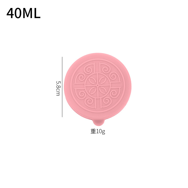Taza de salsa de ensalada de tomate a prueba de fugas al aire libre 40ml plato de inmersión Taza de salsa de acero inoxidable 304 transfronteriza con tapa de silicona