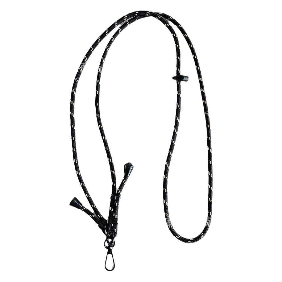 Personalidad japonesa y coreana de doble botón colgante colgante de doble botón colgante ajustable de hombro colgante de cuello para teléfono móvil bolso universal cuerda de botella de agua