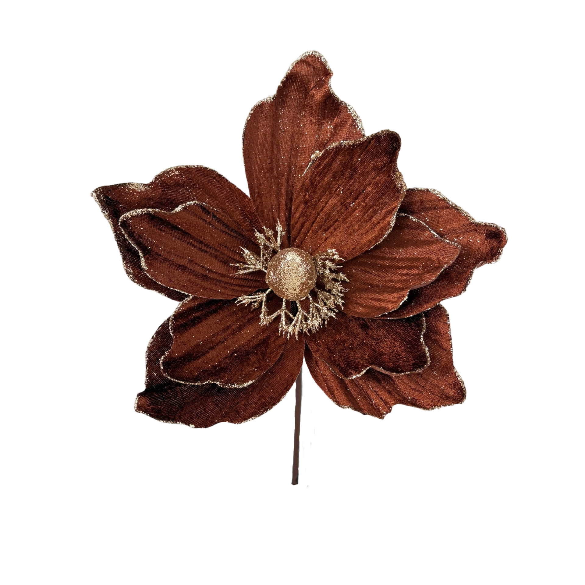 Flores artificiales de Navidad Decoraciones navideñas Flores decorativas Creativas Pequeñas decoraciones Colgante Escena Diy Decoración Estilo ins