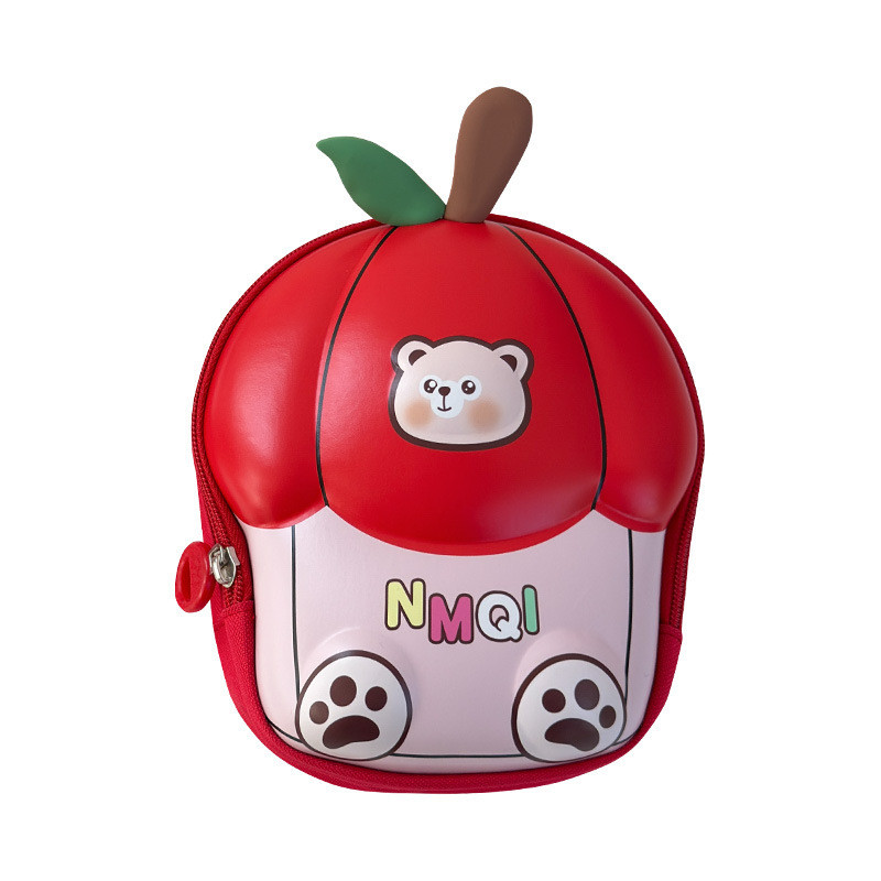 Caricatura lindo oso para niños y niñas bolsos de pecho de cáscara de huevo ligero bolsos de mochila para bebés 2025 nuevo bolsos de impresión para niños