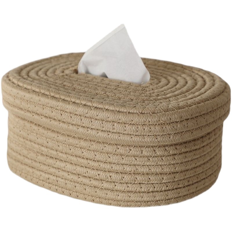 Caja de pañuelos de estilo nórdico creativo caja de pañuelos simple estilo japonés rectangular hogar sala de estar mesa de comedor servilleta caja de almacenamiento