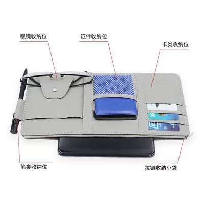 Car Glasses Clip/Bill Clip, Bag Sun Visor Cover Card
