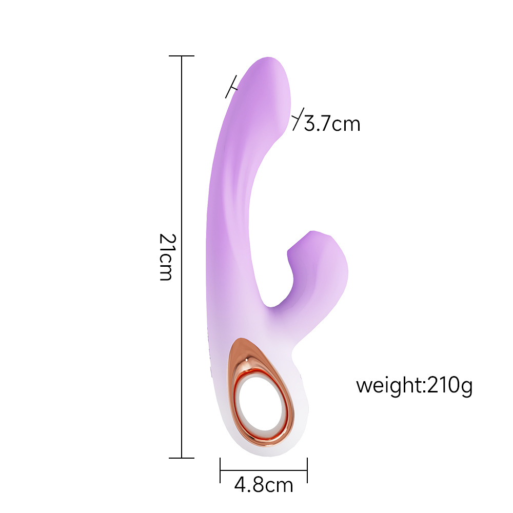 Baby Sucking Rabbit Vibrator For Women Dual Shock Clitoral Stimulation Soft Strong Vibration Massager Masturbator_voghion.com