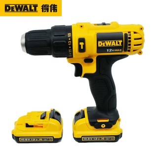 得偉（DEWALT） 12V鋰電沖擊鑽 2x2.0Ah 電池套裝 DCD716D2K-A9