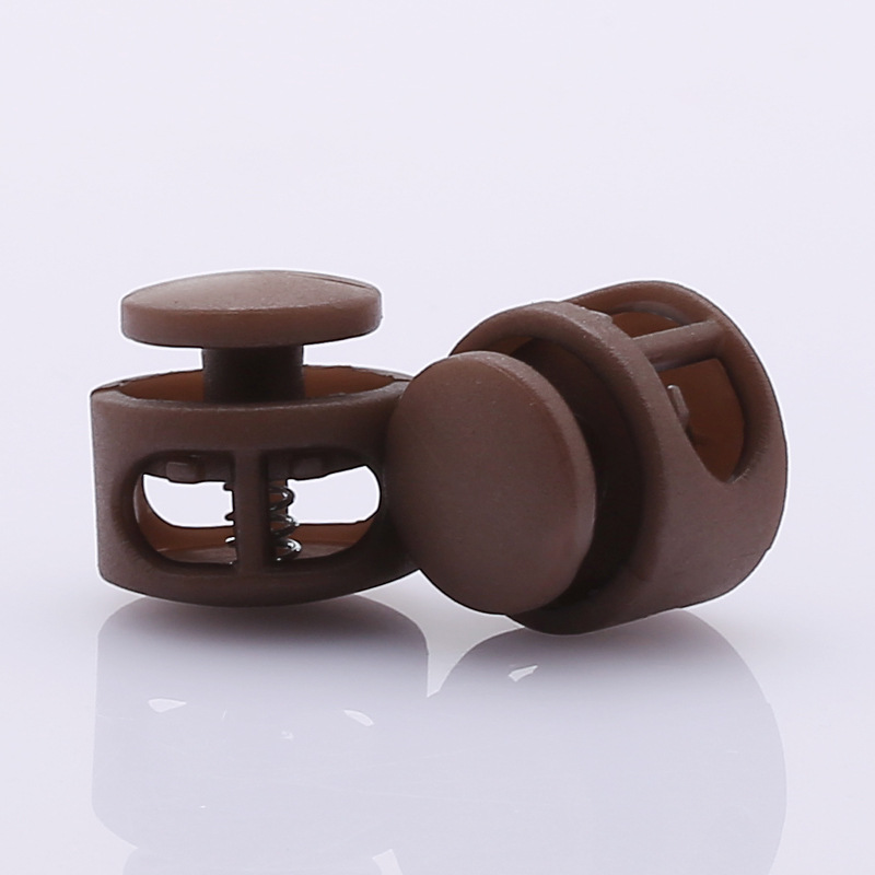 Soporte para hebillas de resorte de plástico teñidas a medida, mochilas, mochilas, zapatos antideslizantes, cintura de pantalón, hebillas de ajuste de cuerda
