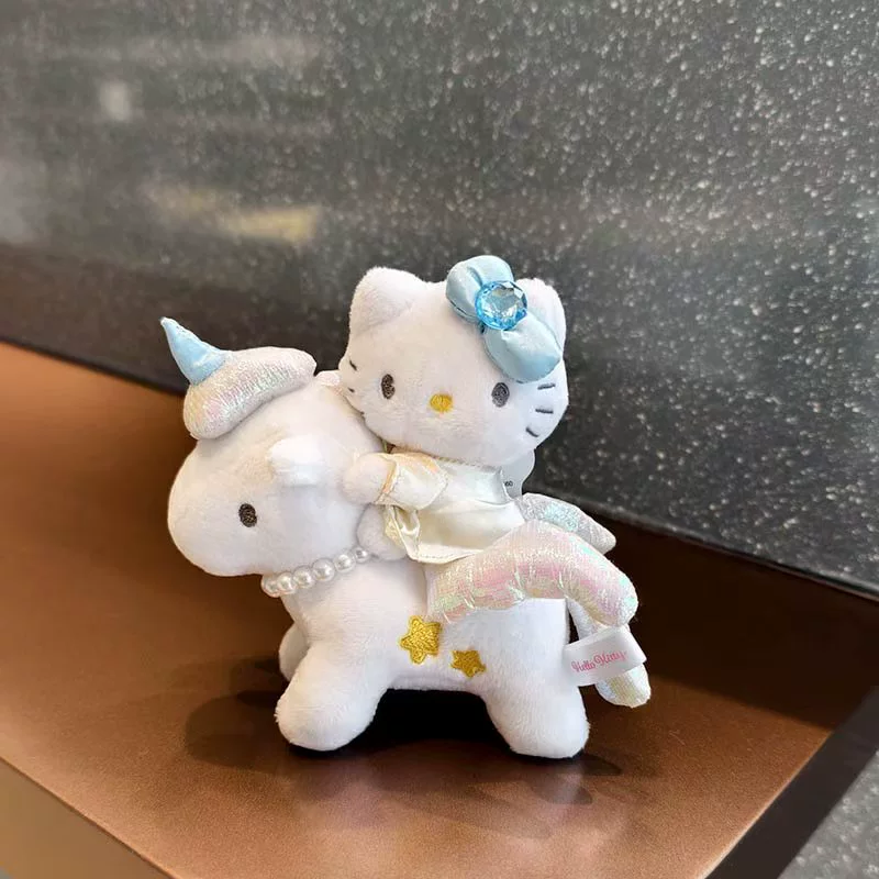 Hello Kitty, плюшевая подвеска, сумка высокого качества, кукла, японская версия, единорог, подарок на день рождения