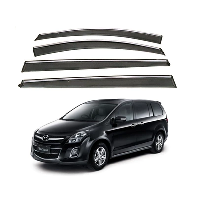Suitable for Mazda 8 Injection Molded Rain Shield Car Window Rain Eyebrow Mazda 8 Mpv Window Ventilation Deflector Rain Shield (Rain shield)