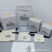西太后包装盒vivienne同款包装礼盒通用土星饰品盒金色厂家批发