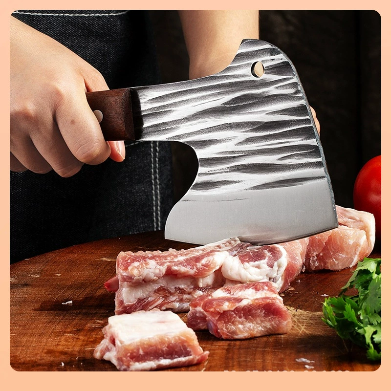 ✅Yangjiang Tools ax bone chopping knife thickened hand-forged bone chopping knife commercial large bone chopping knife manufacturer now