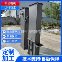 鹿邑县  矿用垂直提升机 TD160型单斗转斗式输送机 粉料斗提机