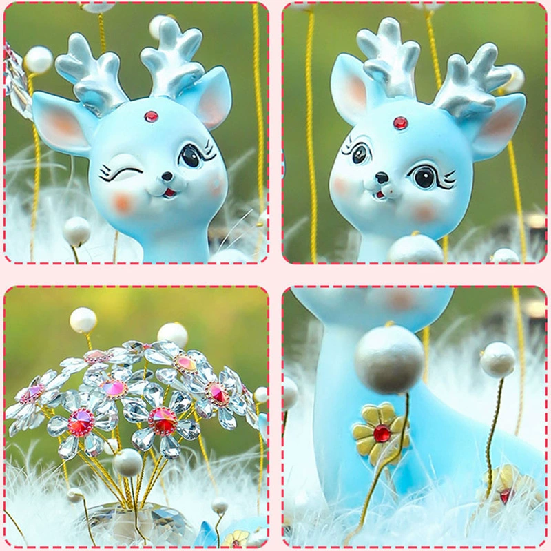 Cute creative cartoon protective amulet for auto, nail decoration