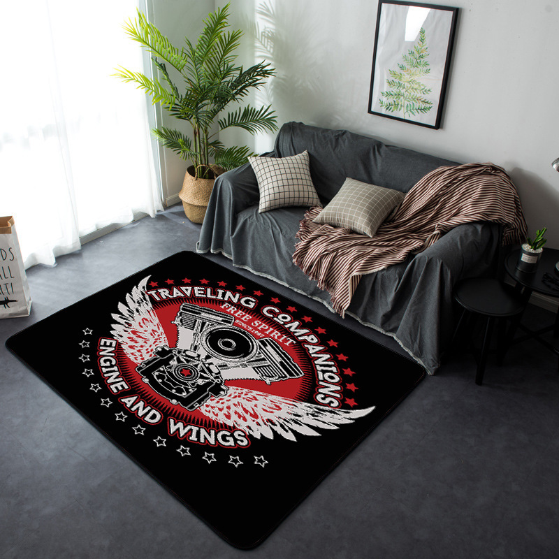 Sala de estar transfronteiriça tapete completo instrumento musical conjunto de bateria tapete quarto cobertor de cabeceira cobertor de bateria eletrônica cobertor de sofá doméstico_voghion.com