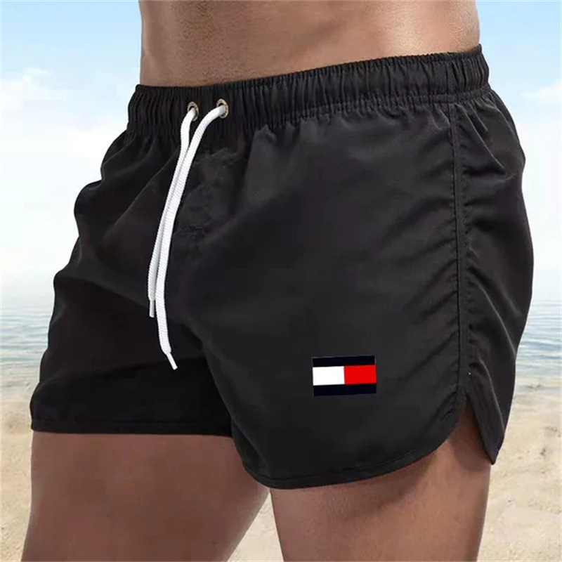 2024 fashion men's beach swimming shorts summer print shorts men's sexy beach shorts surf swimwear