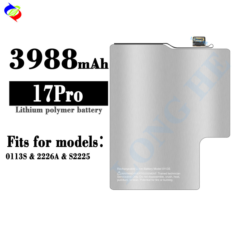 Suitable for Apple 0113S Mobile Phone Battery iPhone 17Pro/2226A Brand New Battery 3988Mah Wholesale Suitable for Apple 0113S Mobile Phone Battery iPhone 17Pro/2226A Brand New Battery 3988Mah Wholesale