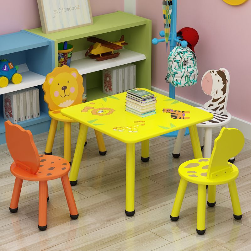 Children's Table and Chair Set Kindergarten Table and Chair Baby Game Table Children's Table and Chair Set Home Study Table