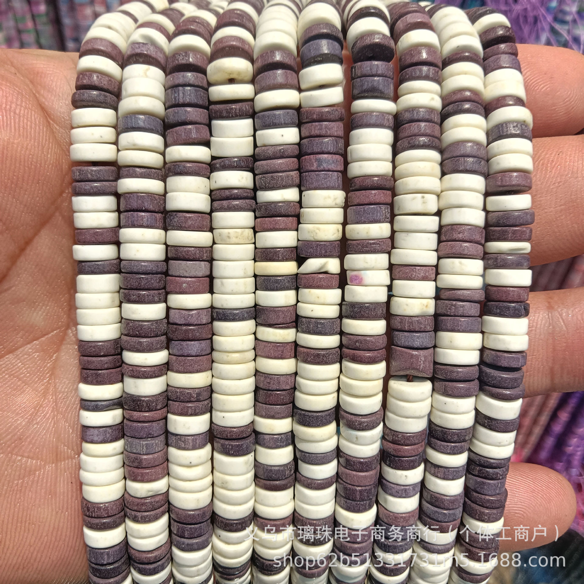 Natural Stone 3*6mm Round Edge Right Angle Wheel Beads Spacer Beads Loose Beads Semi-Finished DIY Jewelry Handmade Materials Wholesale