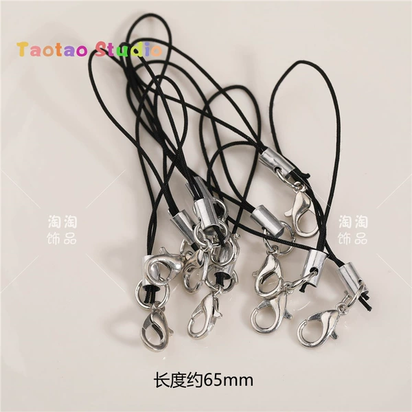 10 black lobster buckle lanyards