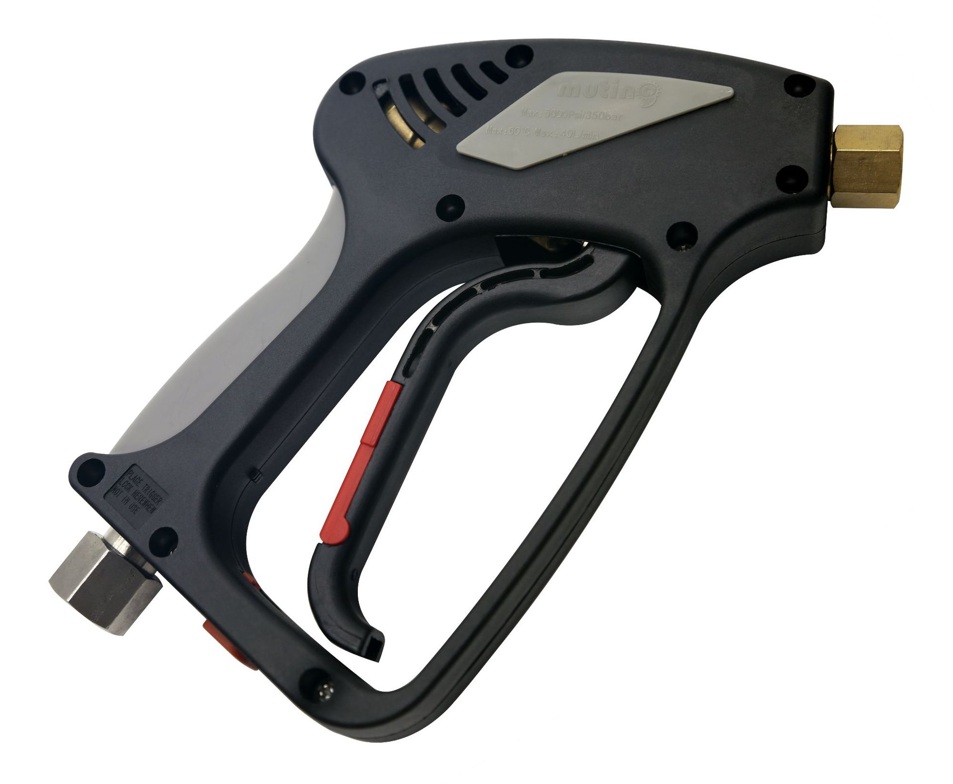 跨境新款高压清洗水枪陶瓷阀芯家用园林洗车水枪头活接快插高压清