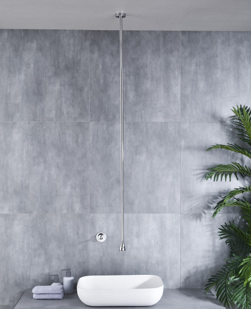 Kaiping Youjia Sanitary Ware Creative water Drop Ceiling Faucet, Suspended ceiling faucet, concealed column basin, suspended faucet 30593 undefined