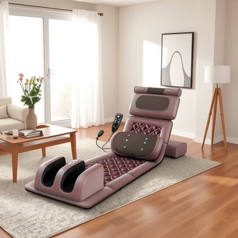 Massage Mattress Body Massager Multifunctional Electric Massage Mat Home Neck Waist Hot Compress Vibration Mattress Wholesale