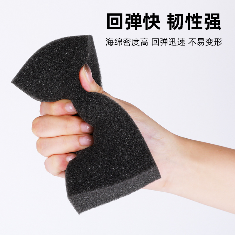 Esponja de barrido de cabello cepillo esponja bloque de barbería especial afeitar cortar el cabello limpiar herramientas de cabello esponja de limpieza de alta densidad