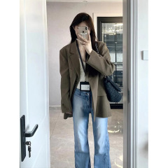 设计感西装外套女春春年新款小个子休闲通勤小西服设计感小众