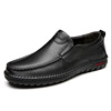Loafers, breathable wear-resistant comfortable leather shoe covers, European style, suitable for import, soft sole