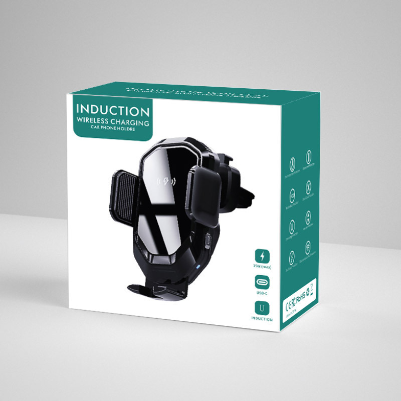 爆款适用苹果华为车载感应无线充电器 汽车导航出风口15W手机支架