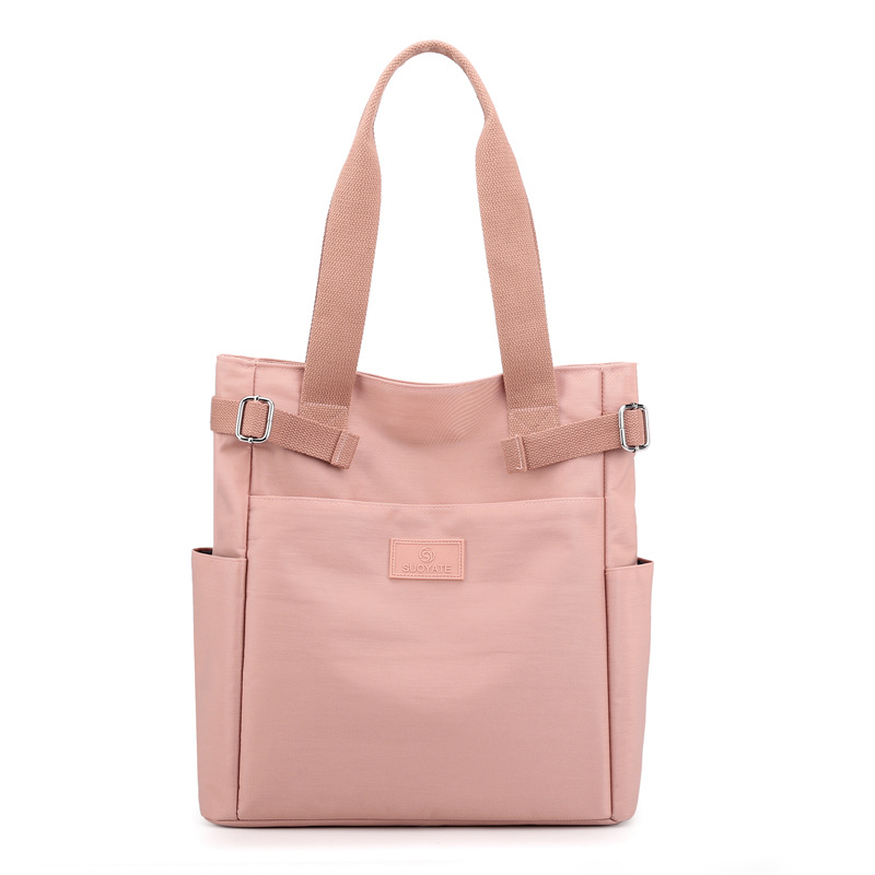 Nuevo bolso de hombro versátil de nailon para mujer, bolso de tela informal a la moda, bolso de lona para mujer, bolso de mano con gran capacidad