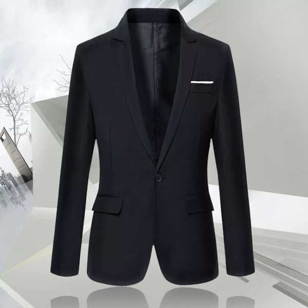 New Men's Suit Jacket Korean Style Casual Slim Single-Breasted Single-Button Youth Casual Single Suit Jacket for Men