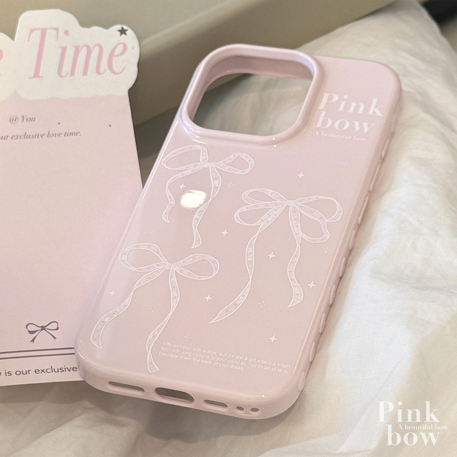 Coque De Téléphone À Nœud Ballet Pour Iphone Pro Max Plus_voghion.com