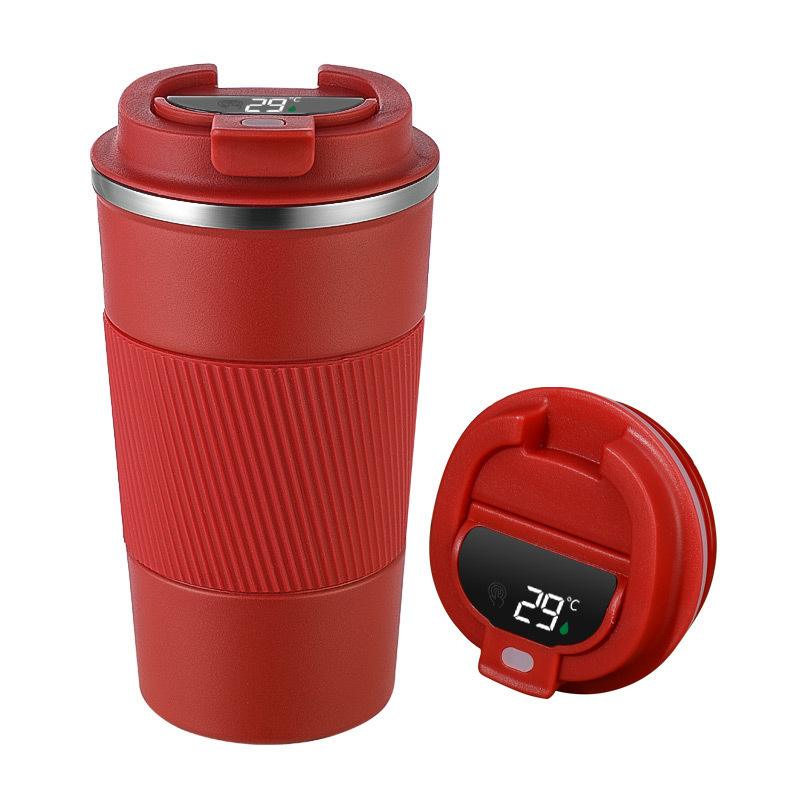 Taza de café de cuero 510m inteligente L rojo