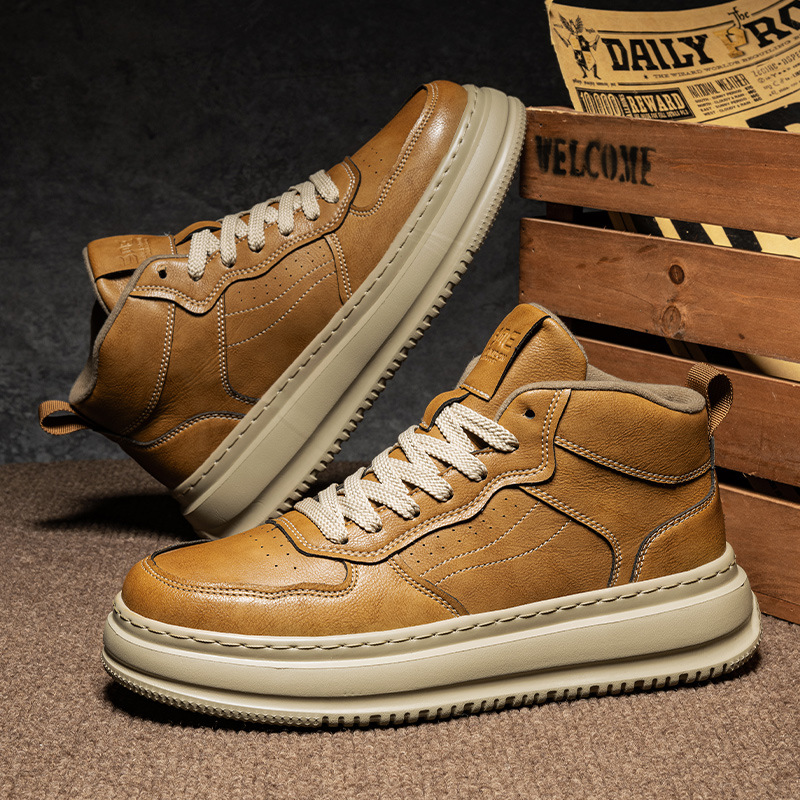 Autumn Large Size Men's Shoes 47 High-Top Retro Versatile Men's Shoes 48 Widened and Extra Large Size Men's Shoes 49 Casual Sneakers