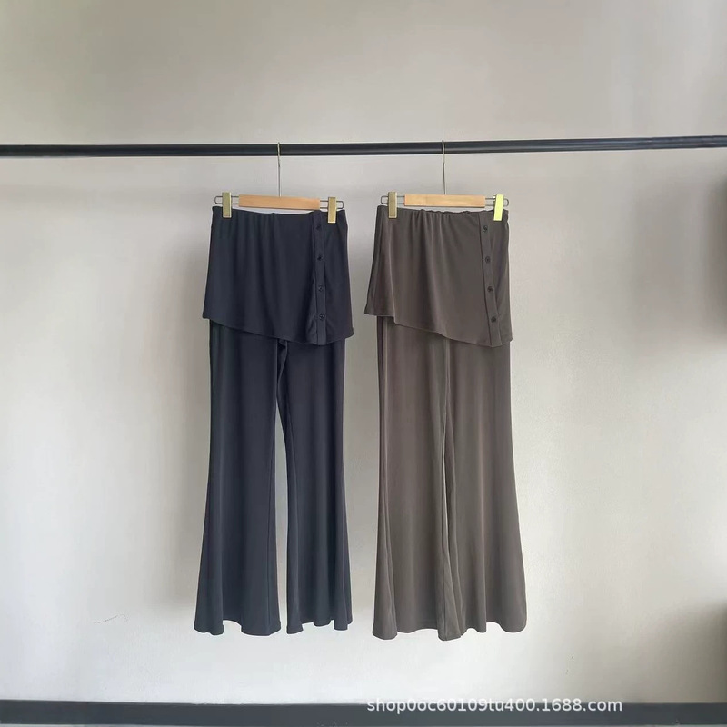 Celebrity Style】Designer Series 26 Summer New Draped Sporty Casual Modal Long Pants for Women