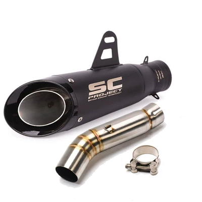 exhaust middle section tail throat – Motorcycle exhaust pipe - o