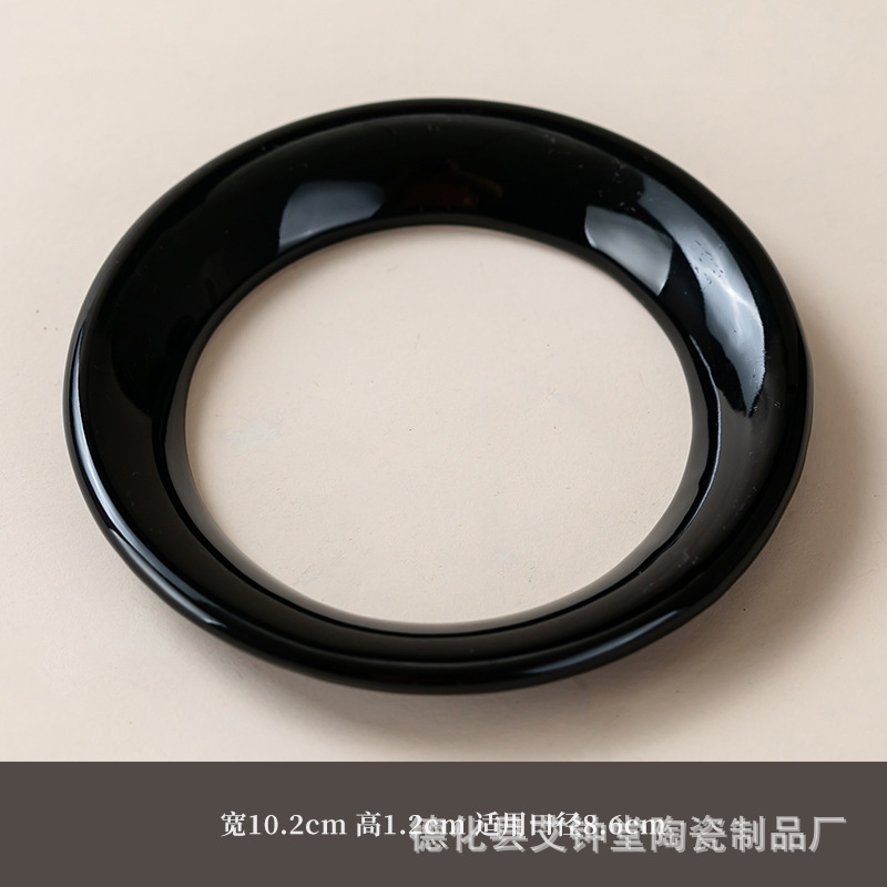 Ceramic Moxa Gua Sha Stone Ring Handheld Moxibustion Jar Accessory Style 10 specifications