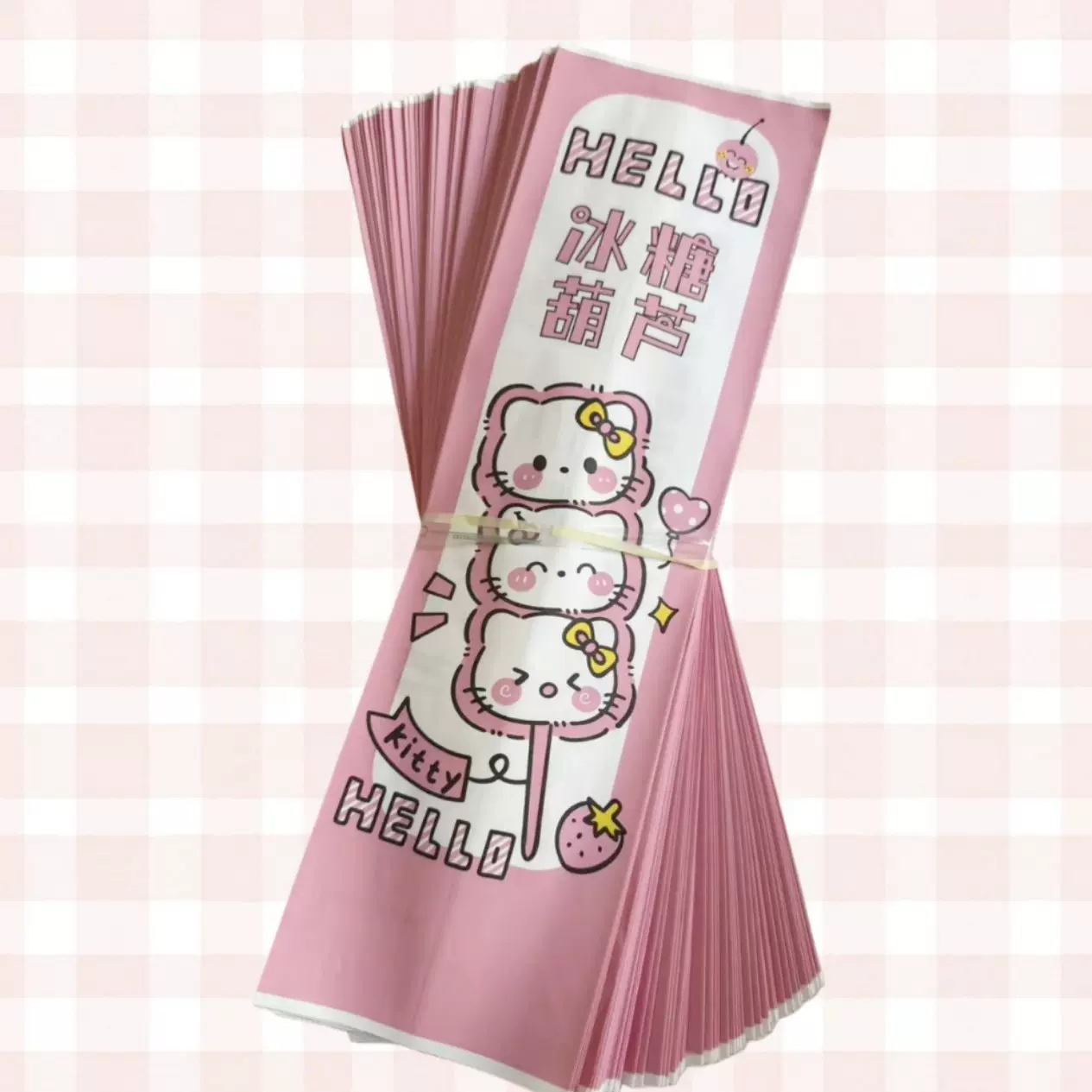 现货批发 老北京糖葫芦包装袋 清明上河图糖葫芦袋子冰糖葫芦纸袋