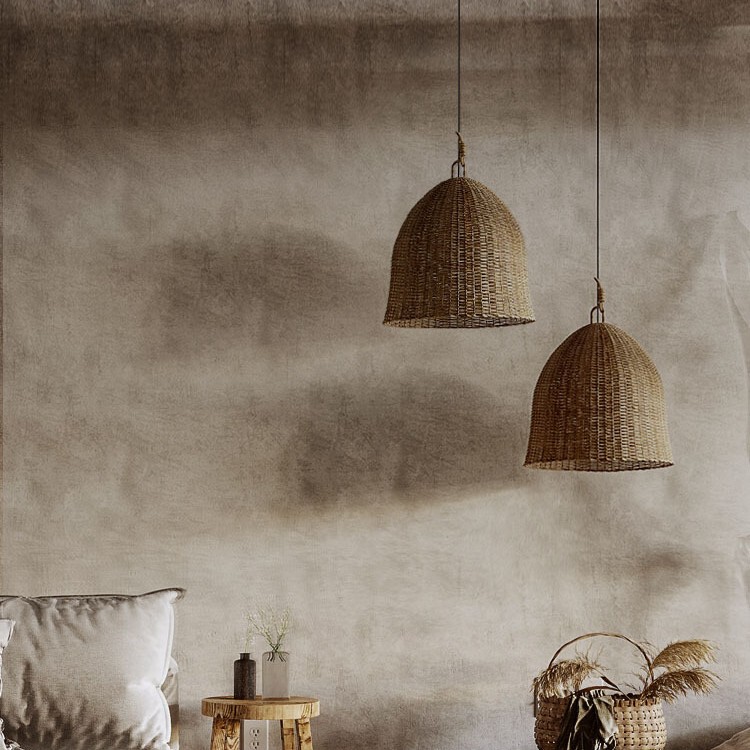 Designer's Creative Japanese Style Quiet Style Restaurant Homestay Art Decorative Chandelier Retro Zen Tea Room Rattan Lamps