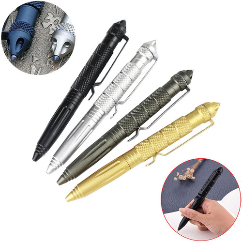 Outdoor self-defense B2 tungsten steel head tactical defense pen EDC multi-functional special warfare pen outdoor broken window survival signature pen