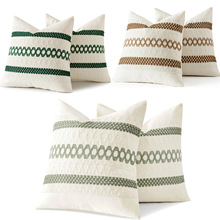 美式波西米亚拼接流苏抱枕套跨境亚马逊热卖装饰沙发枕套沙发靠垫